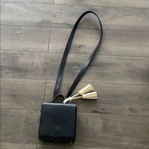 less bore mecano no 3 bag in black and cream